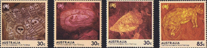 The second half of the stamps.