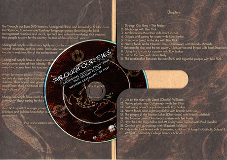 Through Our Eyes - inside DVD cover